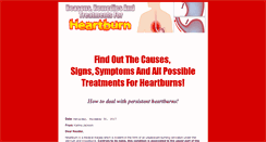 Desktop Screenshot of allheartburnremedies.com